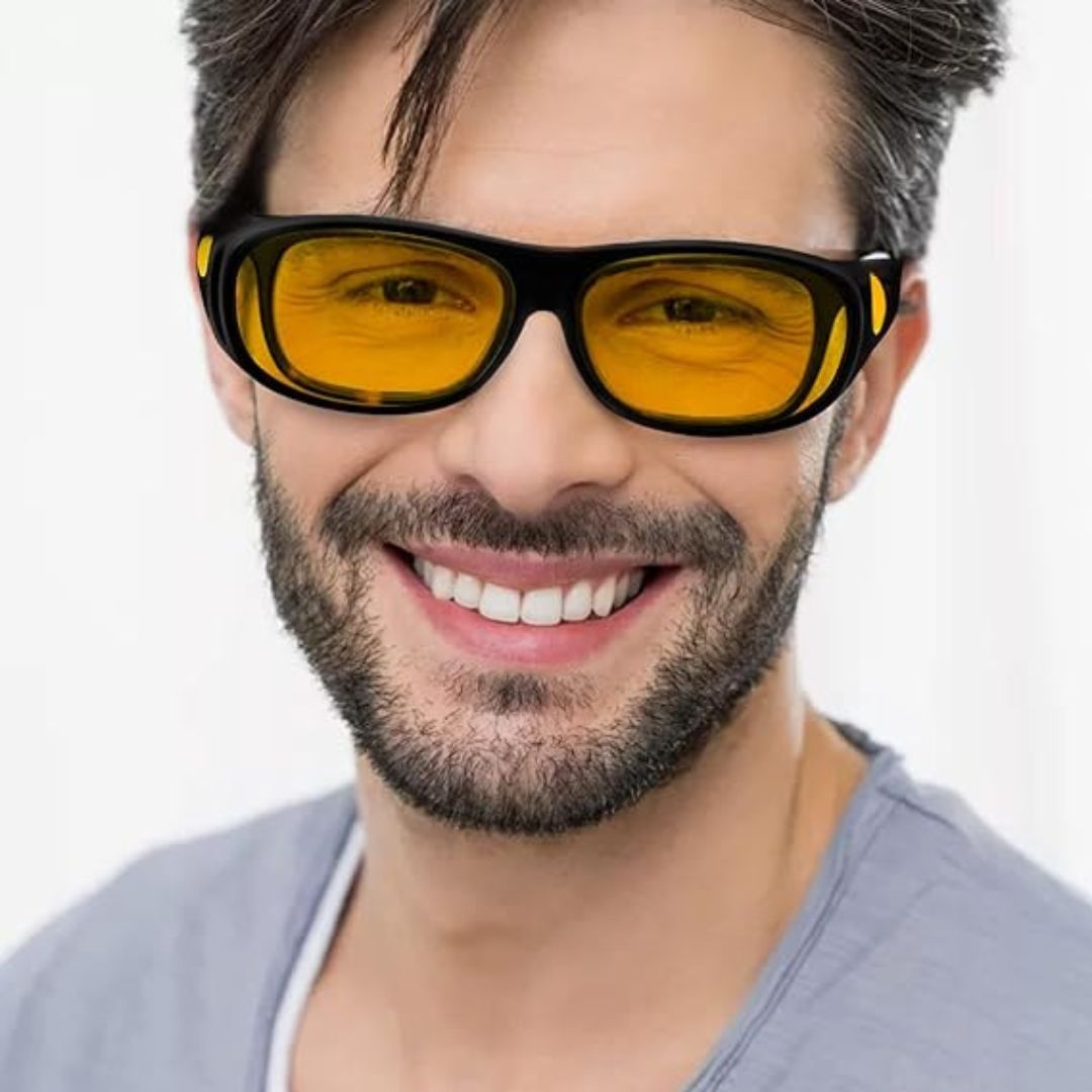 Lunettes polarisées | Verres anti-éblouissement à contraste | Meilleure vision de nuit | VisionGuard