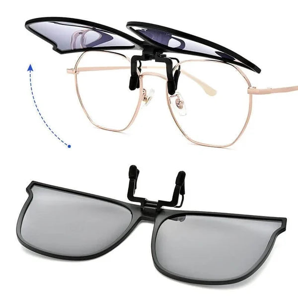 Lunettes de soleil polarisées | Verres correcteurs clipsables | Protection UV400 | Fliplens