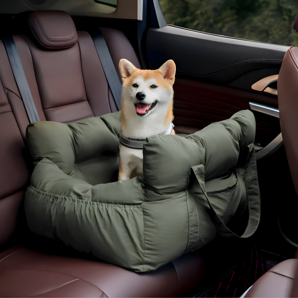Siège pour Chien Portable pour Voiture - Siège Auto pour Chiens - Lit de Voyage Premium pour Animaux