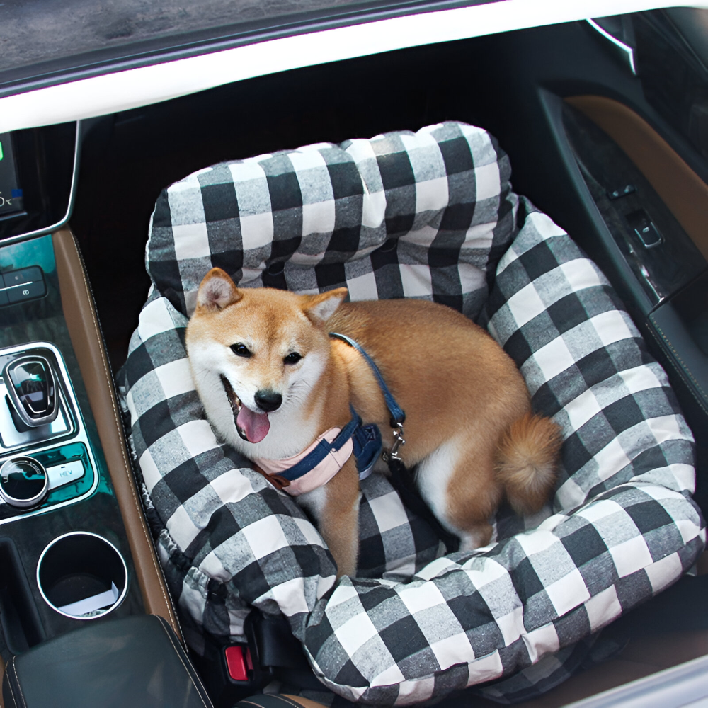 Siège pour Chien Portable pour Voiture - Siège Auto pour Chiens - Lit de Voyage Premium pour Animaux