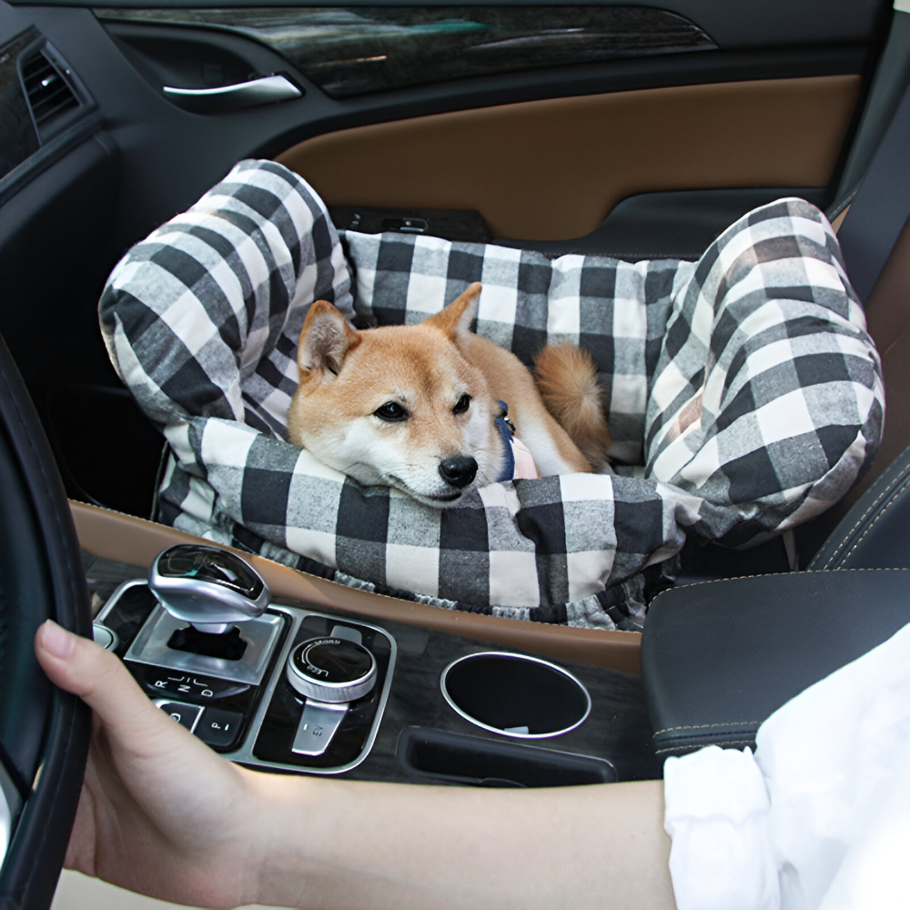 Siège pour Chien Portable pour Voiture - Siège Auto pour Chiens - Lit de Voyage Premium pour Animaux