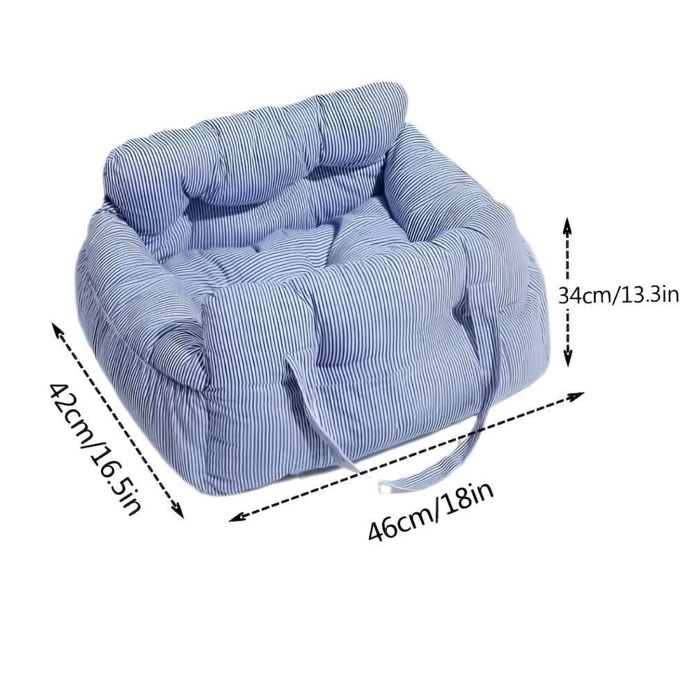 Siège pour Chien Portable pour Voiture - Siège Auto pour Chiens - Lit de Voyage Premium pour Animaux