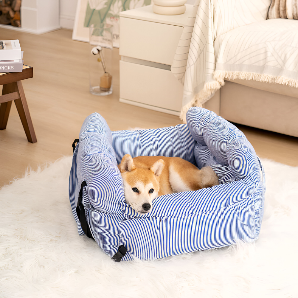 Siège pour Chien Portable pour Voiture - Siège Auto pour Chiens - Lit de Voyage Premium pour Animaux