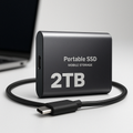 DataSprint SSD Externe 2 To – Stockage USB-C rapide jusqu'à 1050 Mo/s