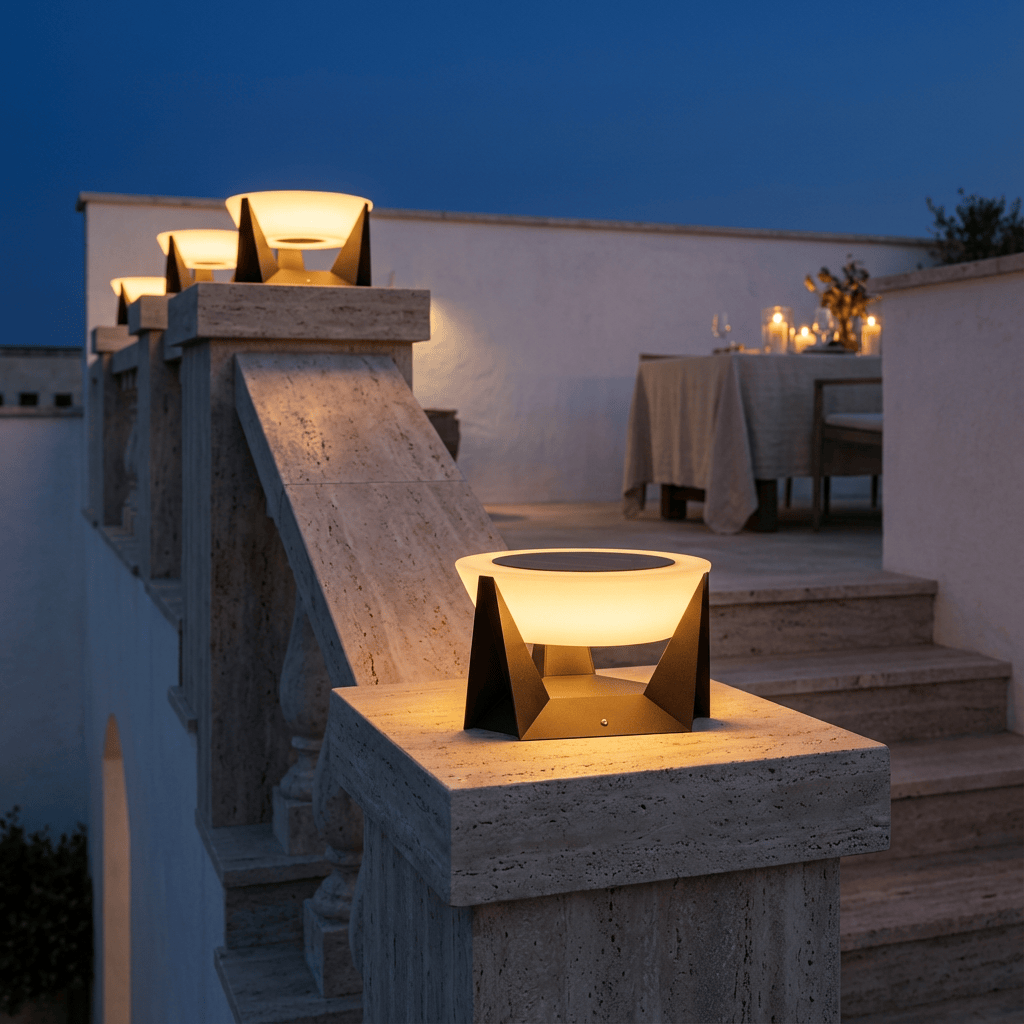 SOLARLUME - Lampe de sol solaire extérieure