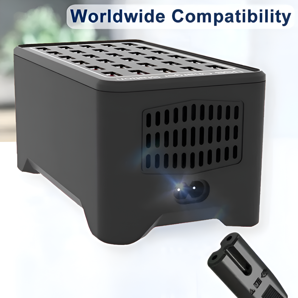 PowerPort Pro - Station de charge Multi-USB universelle avec jusqu'à 30 connexions