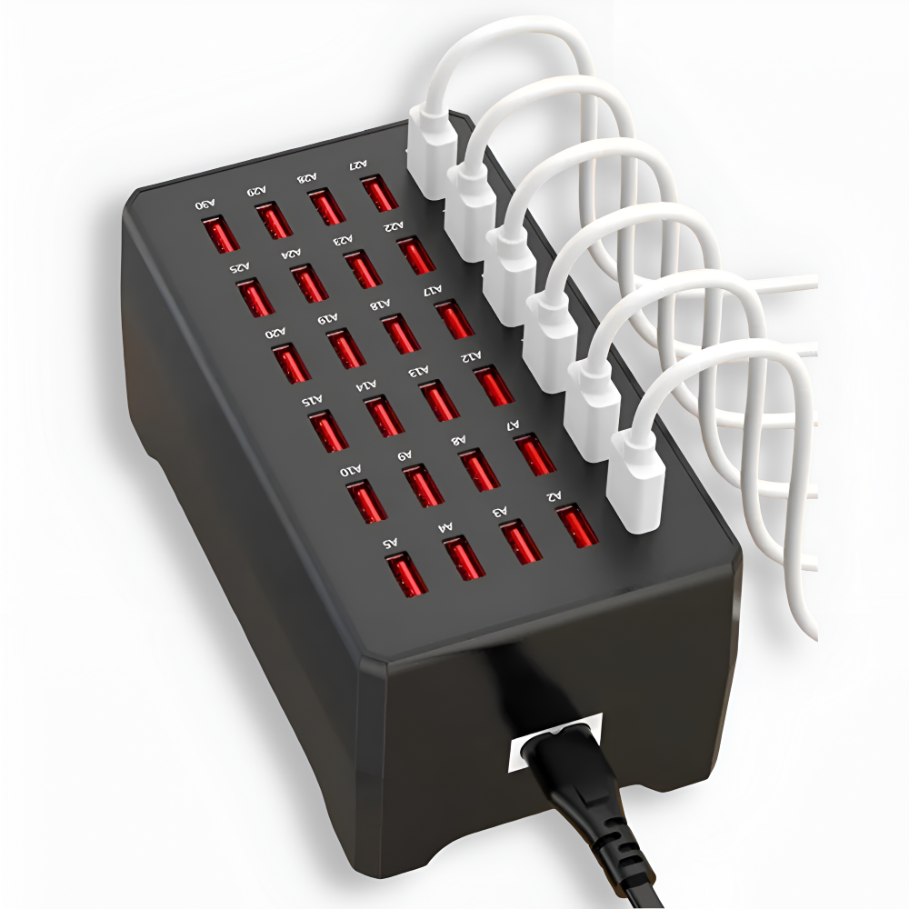 PowerPort Pro - Station de charge Multi-USB universelle avec jusqu'à 30 connexions