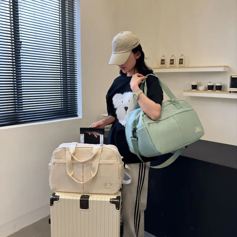 Valise Pratique Extensible - Grande Valise de Week-end pour Femmes pour un Rangement Organisé