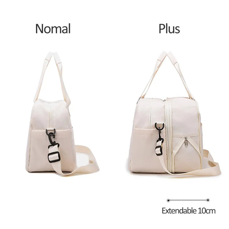 Valise Pratique Extensible - Grande Valise de Week-end pour Femmes pour un Rangement Organisé