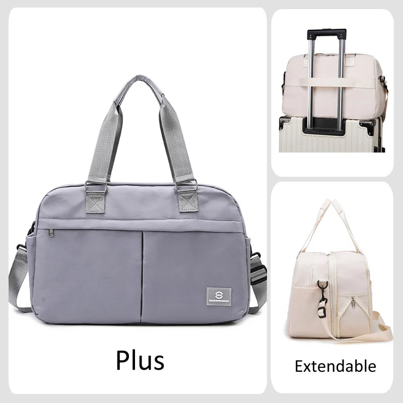 Valise Pratique Extensible - Grande Valise de Week-end pour Femmes pour un Rangement Organisé