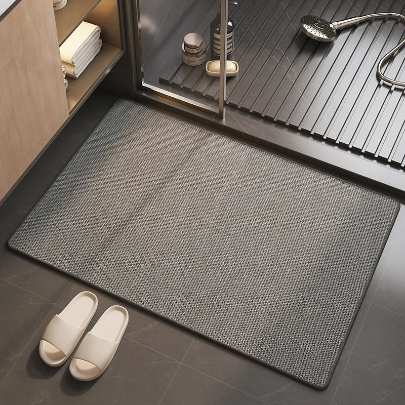 Tapis de Salle de Bain Premium Antidérapant | Tapis de Bain Lavable et Absorbant pour Sols de Salle de Bain