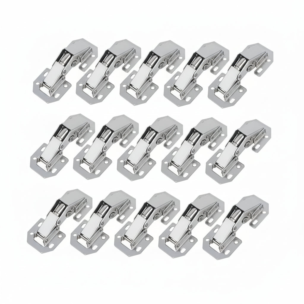 KITCHENPRO - Charnières de Cabinet Hydraulique Silencieuses de 10 PCS Robustes