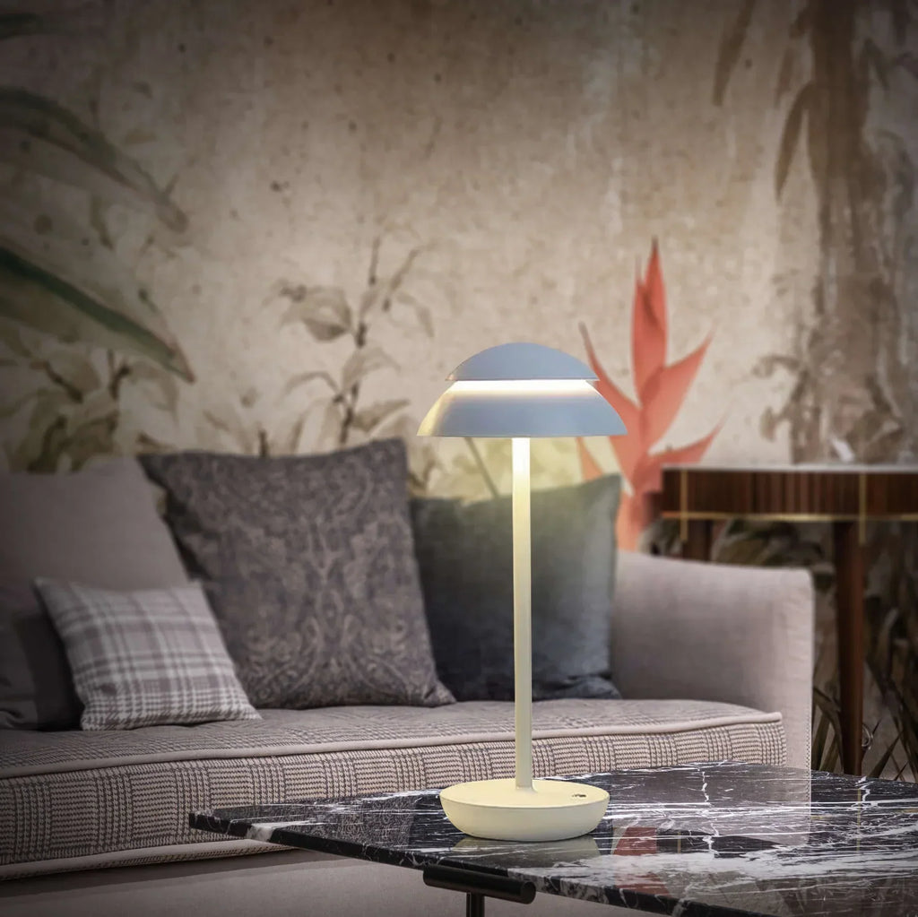 Lampe de table sans fil en aluminium scandinave dimmable