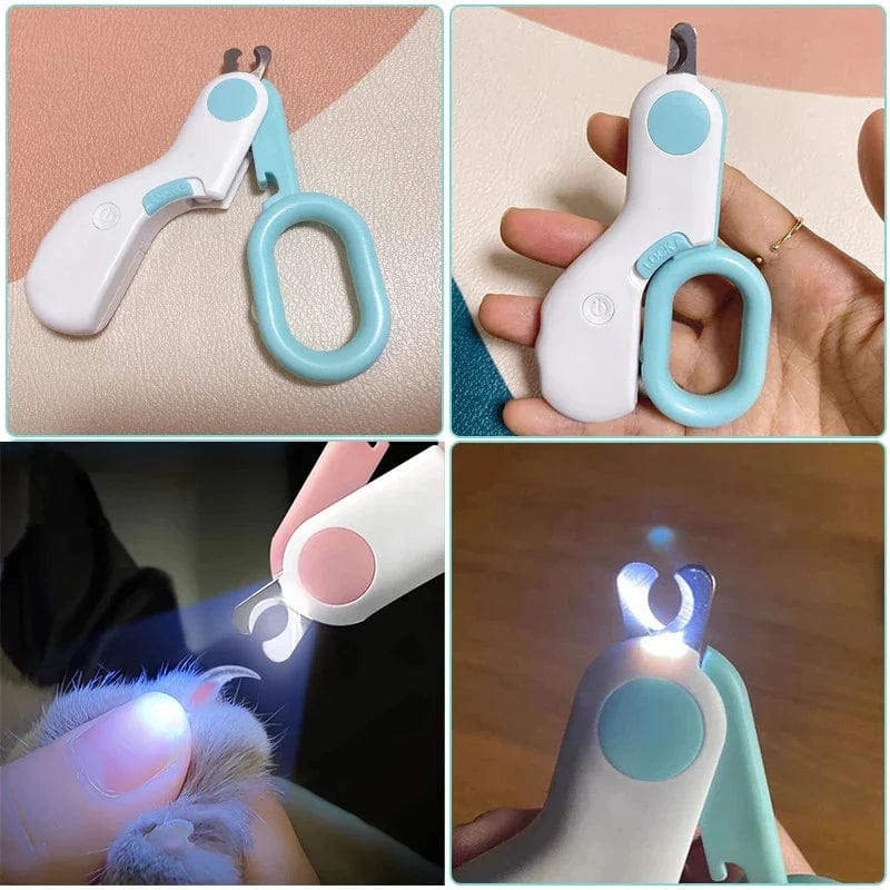 PetCare Ciseaux à Ongles - Coupe sécurisée et facile avec lumière