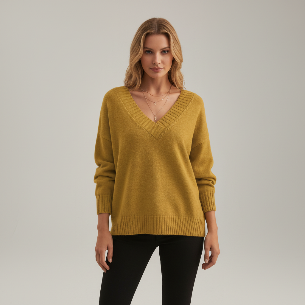 Pull à col en V - Angelika