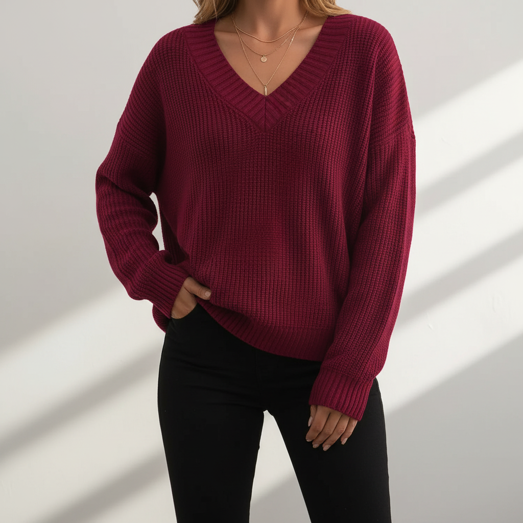 Pull à col en V - Angelika