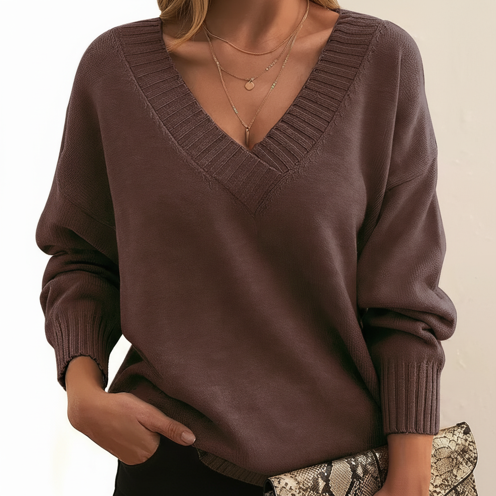Pull à col en V - Angelika