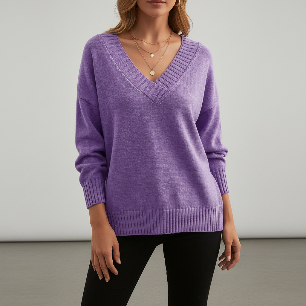Pull à col en V - Angelika