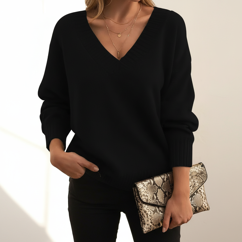 Pull à col en V - Angelika