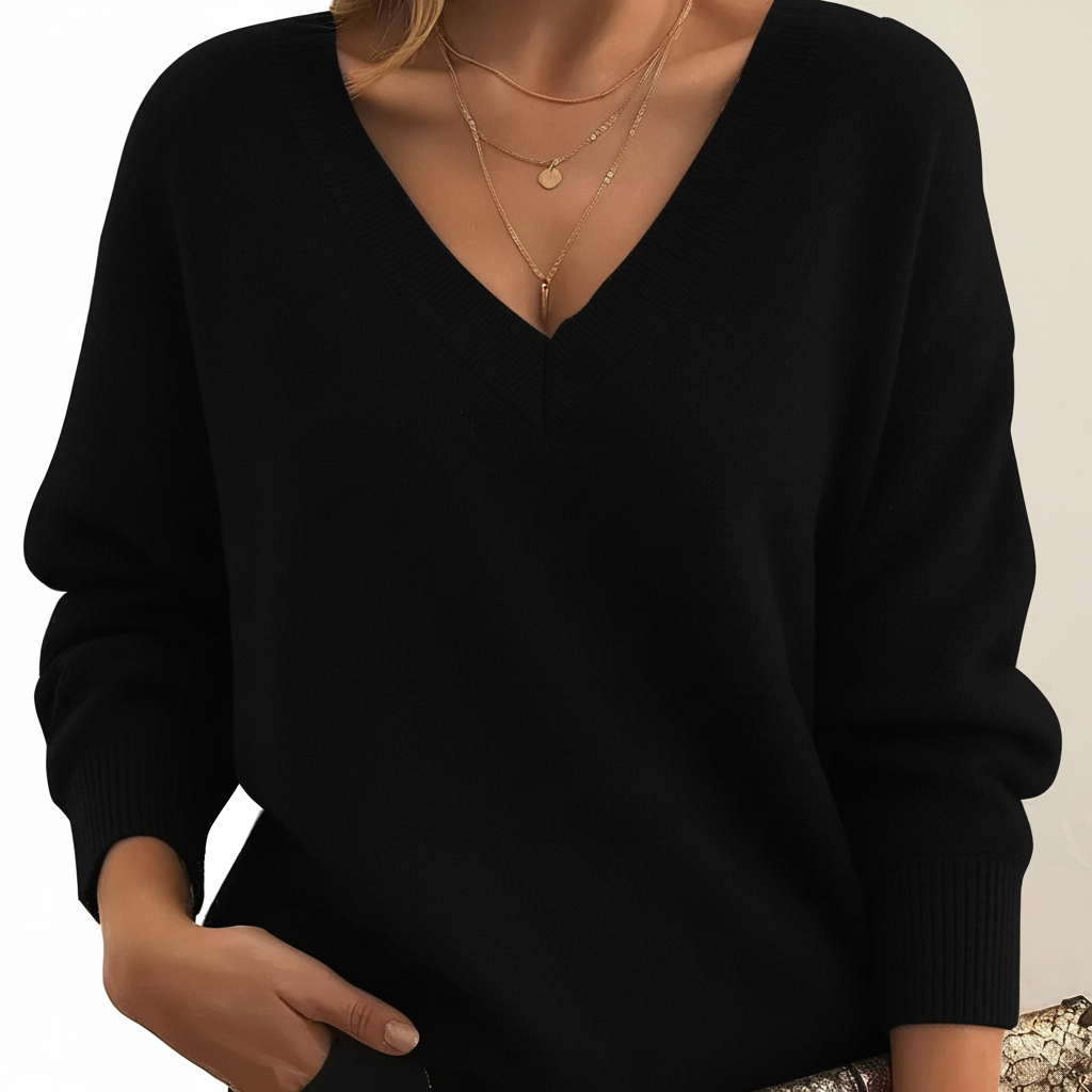 Pull à col en V - Angelika