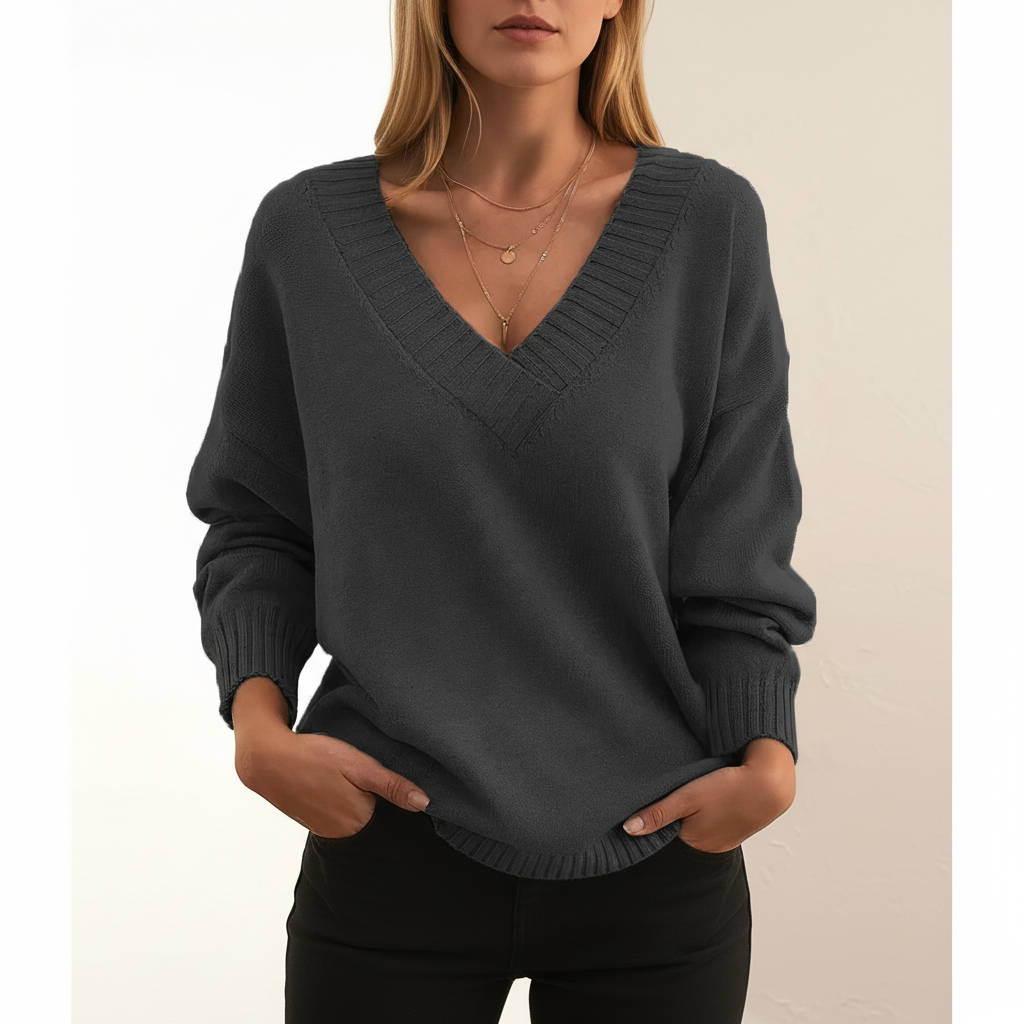 Pull à col en V - Angelika