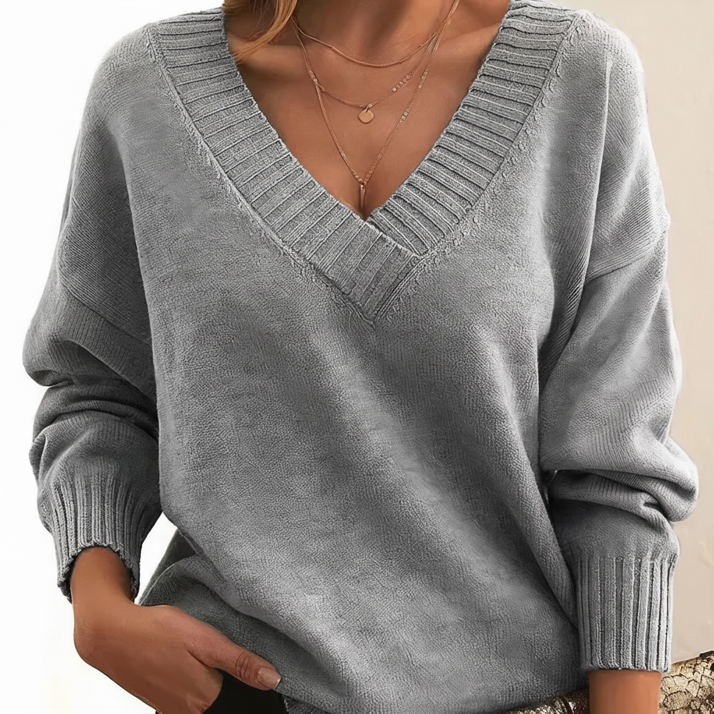 Pull à col en V - Angelika