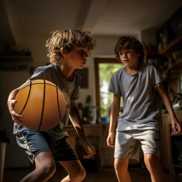 Sandsberg | Basket-ball d'intérieur silencieux | Saut doux et réduit en bruit