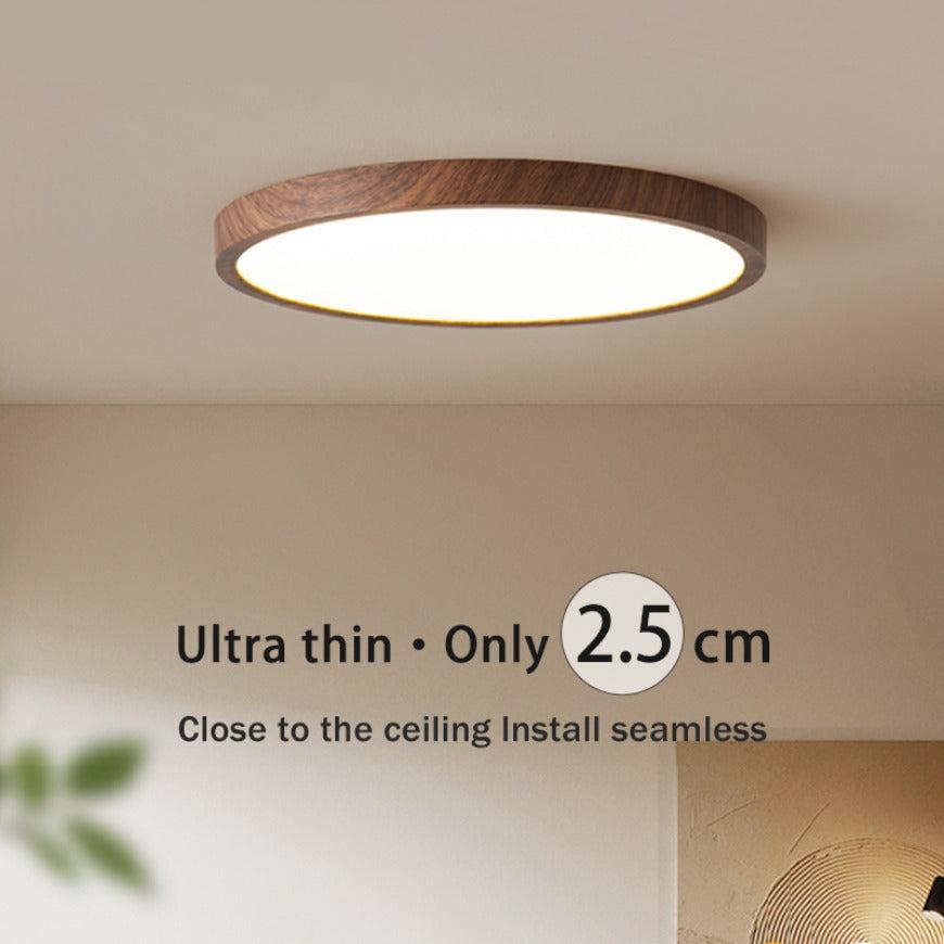 Luminaire de plafond rond mince | LED réglable, moderne | Salon & Chambre