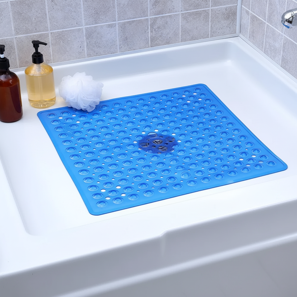 Tapis de douche en PVC carré - GripSquare