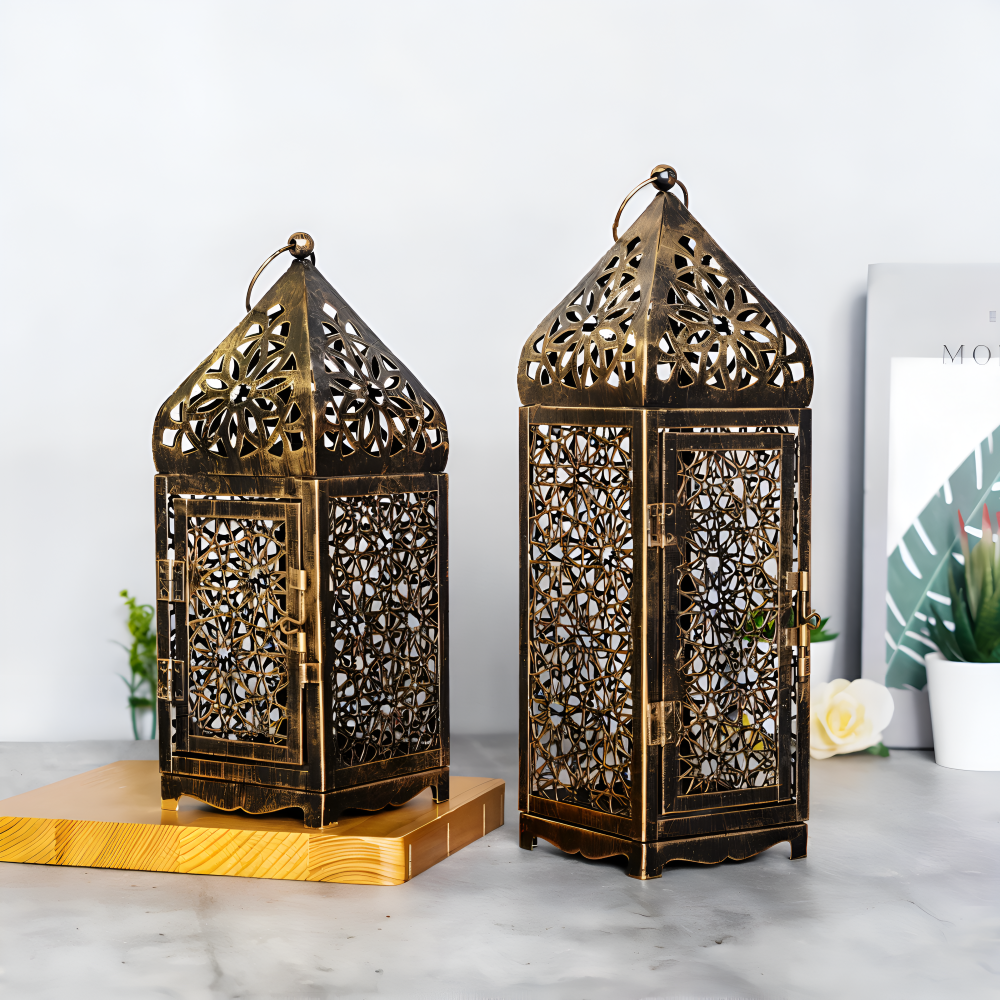 Lanterne Arabesque Spéciale - Lanterne Décorative en Métal
