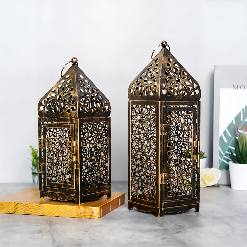 Lanterne Arabesque Spéciale - Lanterne Décorative en Métal