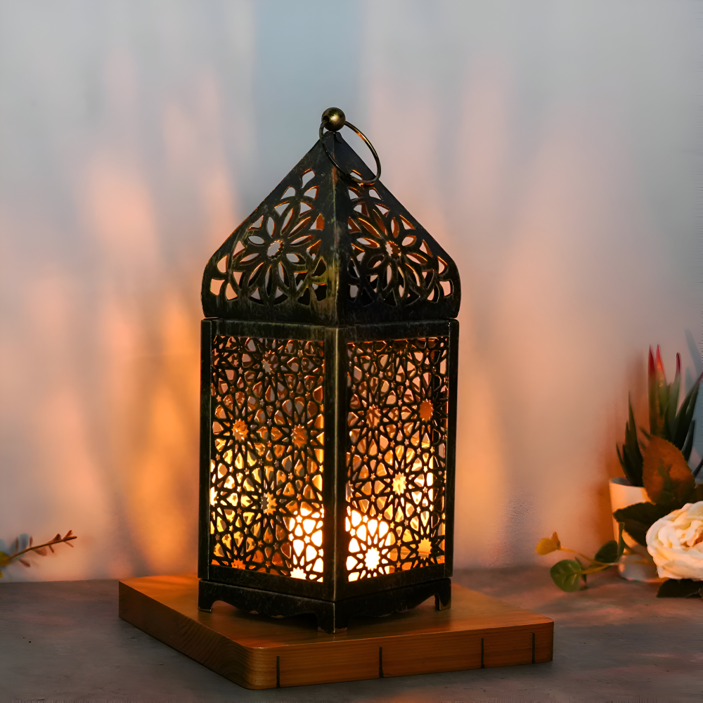 Lanterne Arabesque Spéciale - Lanterne Décorative en Métal