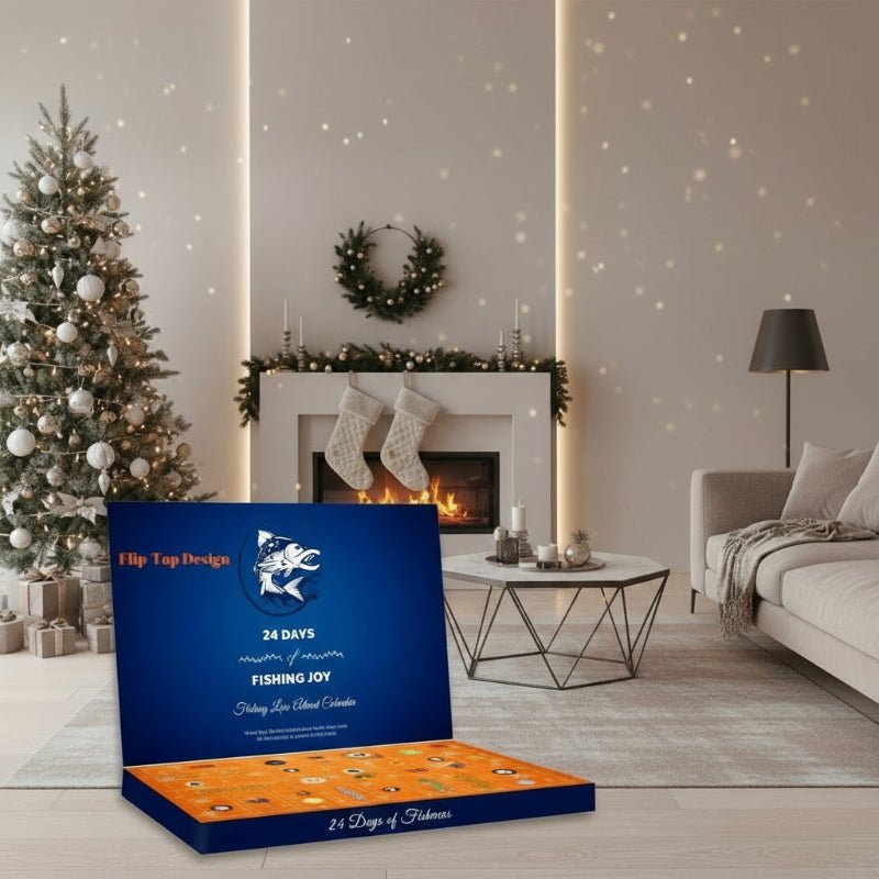 TACKLBOX 2026 – Calendrier de l'Avent de pêche de 24 jours avec appâts et outils premium