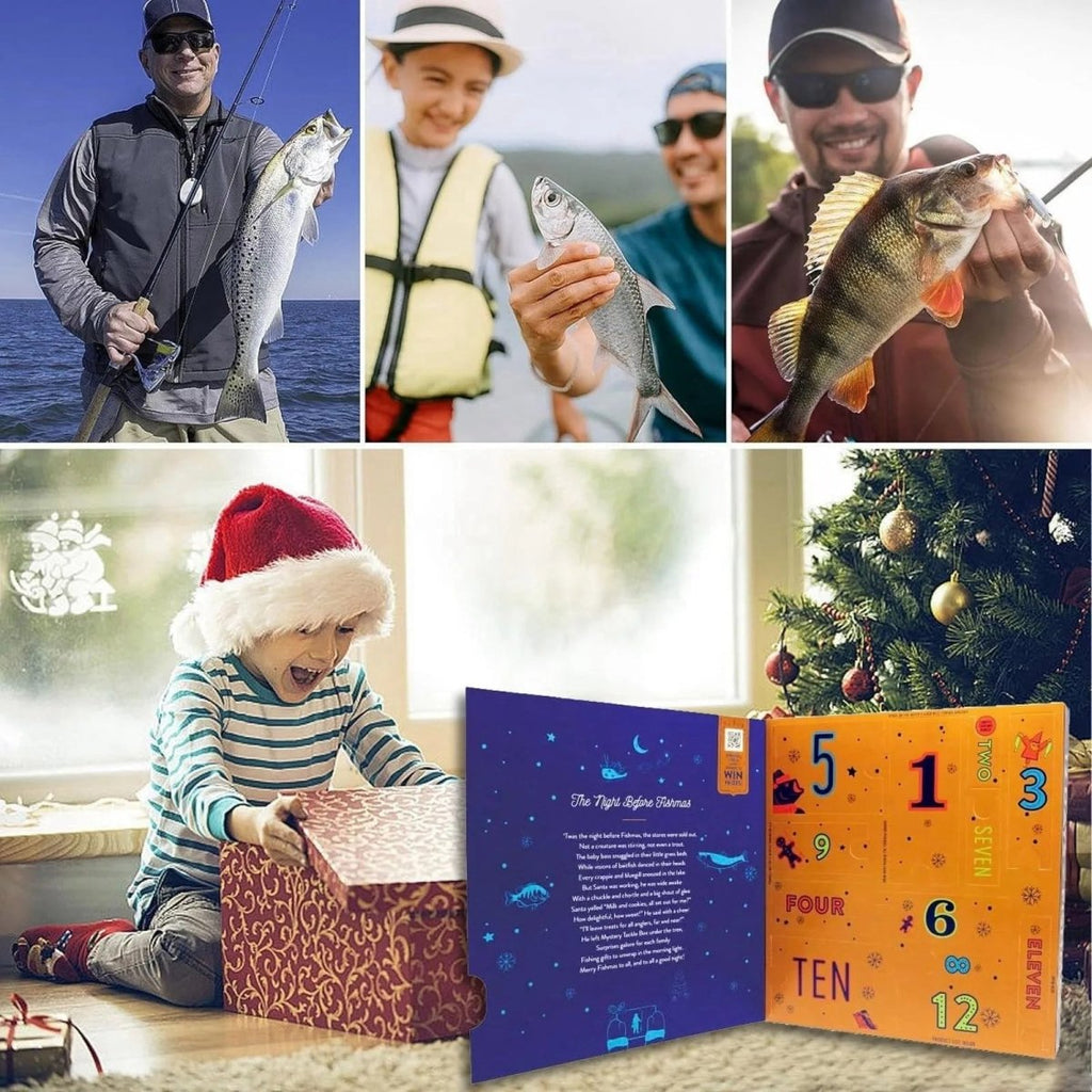TACKLBOX 2026 – Calendrier de l'Avent de pêche de 24 jours avec appâts et outils premium