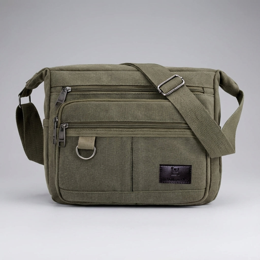 Sac messager RFID bloquant – SecureCanvas