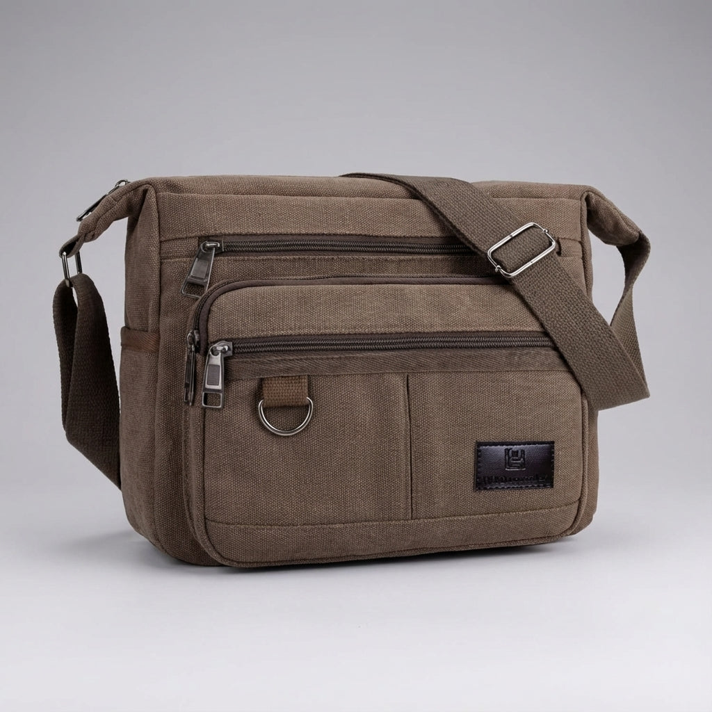 Sac messager RFID bloquant – SecureCanvas