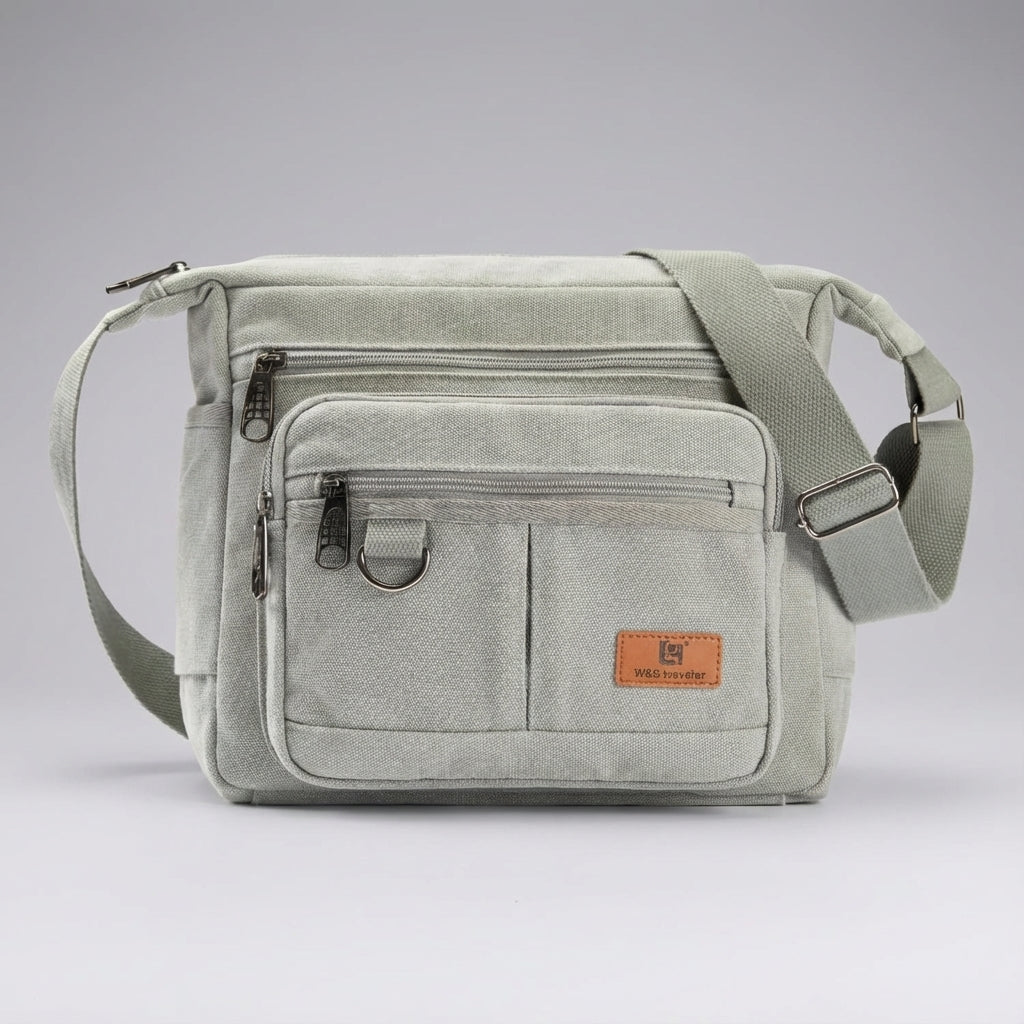 Sac messager RFID bloquant – SecureCanvas