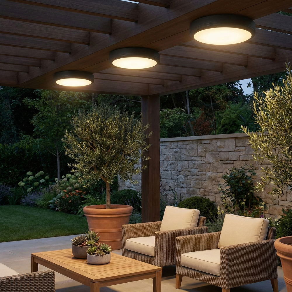 Plafonnier Étanche Monté En Surface IP65 | Luminaire LED Intérieur Extérieur