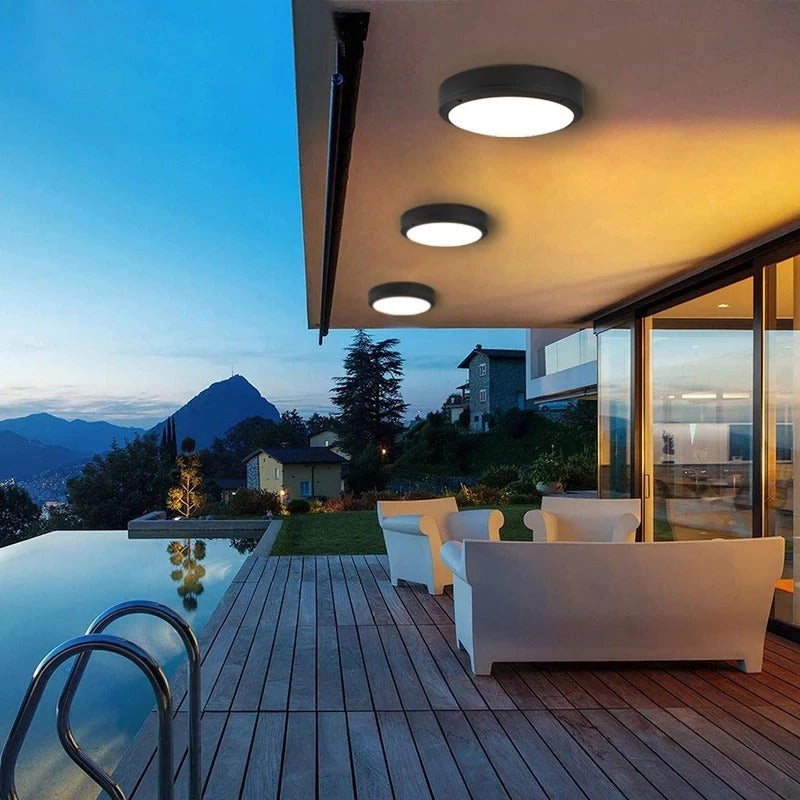 Plafonnier Étanche Monté En Surface IP65 | Luminaire LED Intérieur Extérieur