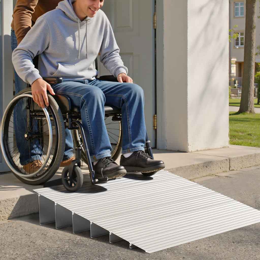 EASERAMP – Solution de Seuil pour un Mouvement Fluide des Roues et des Chariots