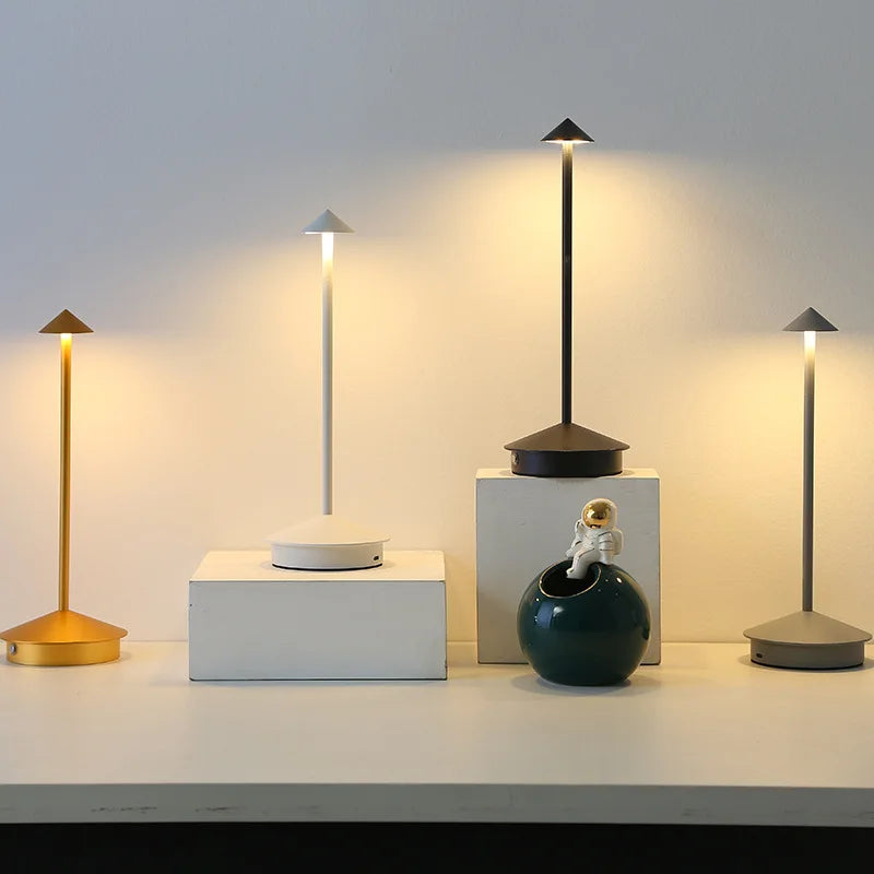 Lampe de table à batterie tactile