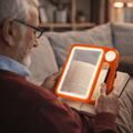 CLARIONIC - Loupe portable rechargeable par USB avec lumière LED 5x 10x