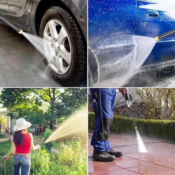 Accessoire de nettoyage | Jet d'eau puissant | Buse réglable | Aqualynx