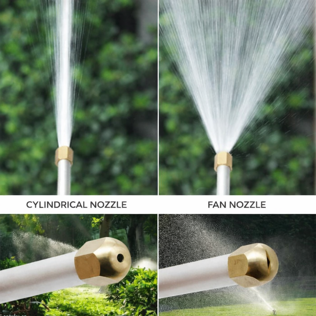 Accessoire de nettoyage | Jet d'eau puissant | Buse réglable | Aqualynx