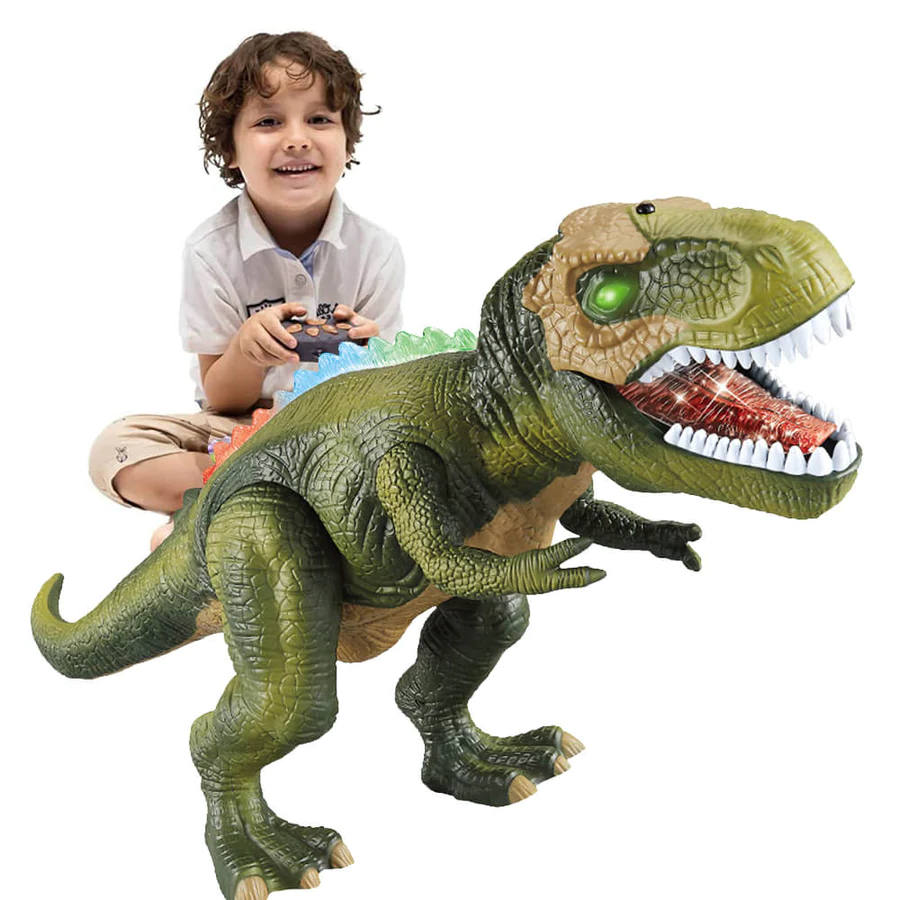 Dinosaurie RC Interactif avec Éclairage LED et Son – Jouet Marchant pour Fantaisie Active