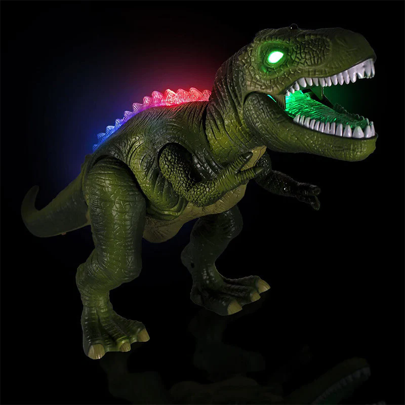 Dinosaurie RC Interactif avec Éclairage LED et Son – Jouet Marchant pour Fantaisie Active