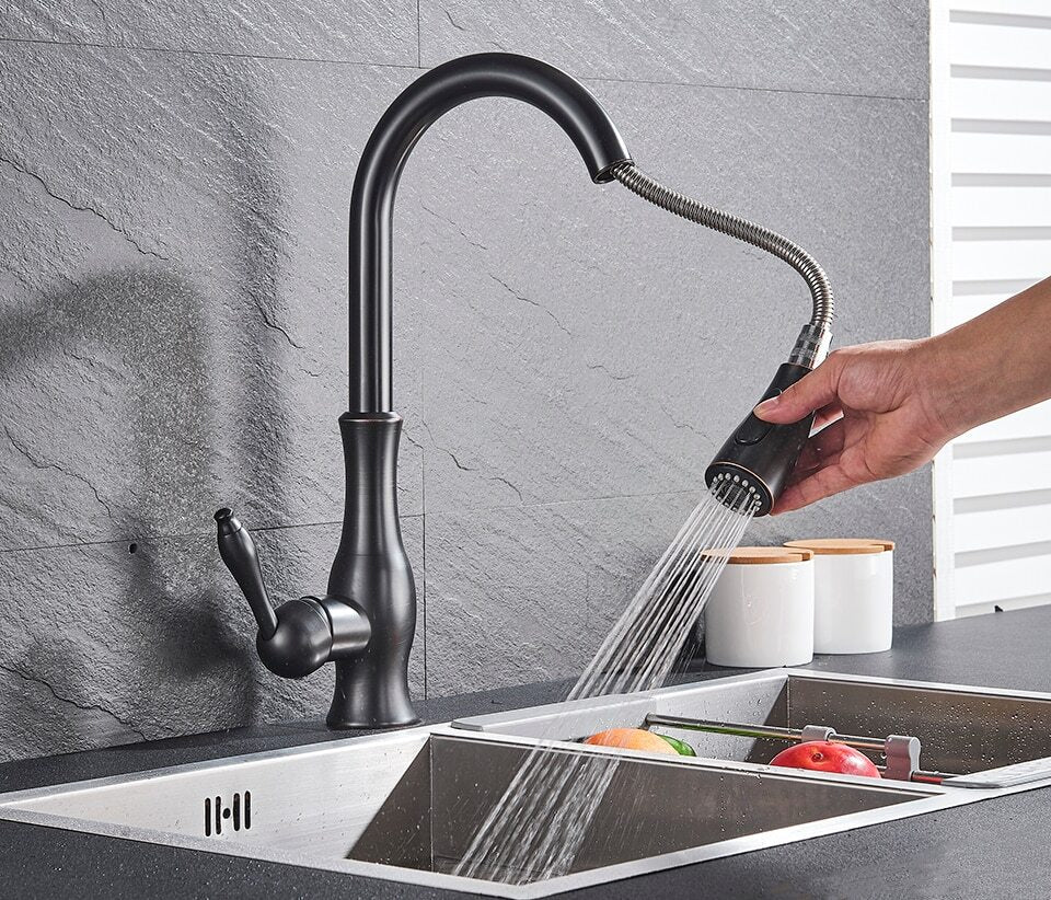 Robinet de cuisine moderne extensible