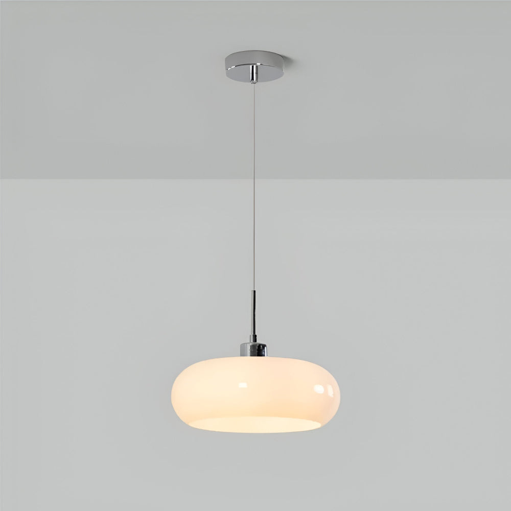 CircaForma Pendel – Lampe à suspension en verre Bauhaus rétro moderne au design circulaire