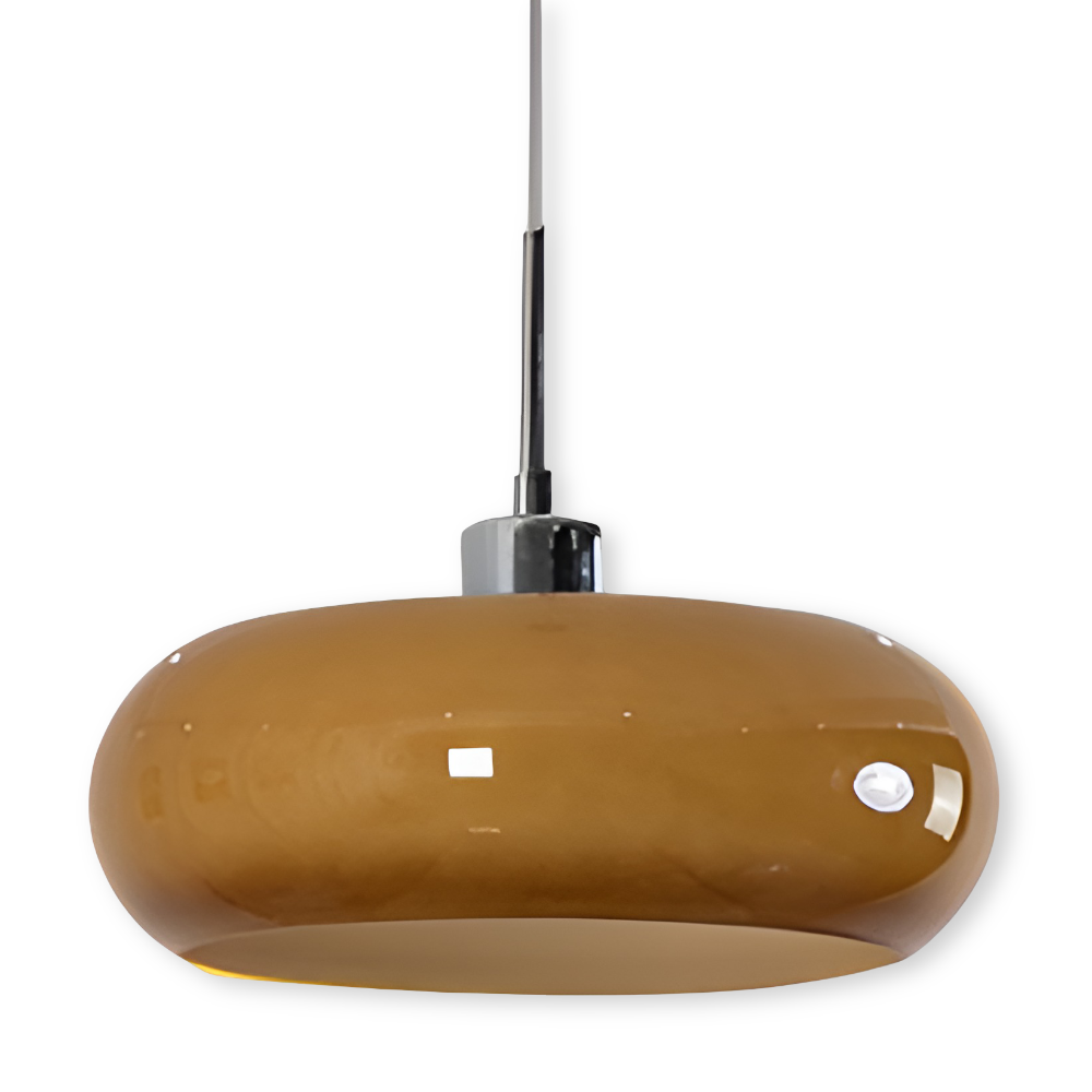 CircaForma Pendel – Lampe à suspension en verre Bauhaus rétro moderne au design circulaire