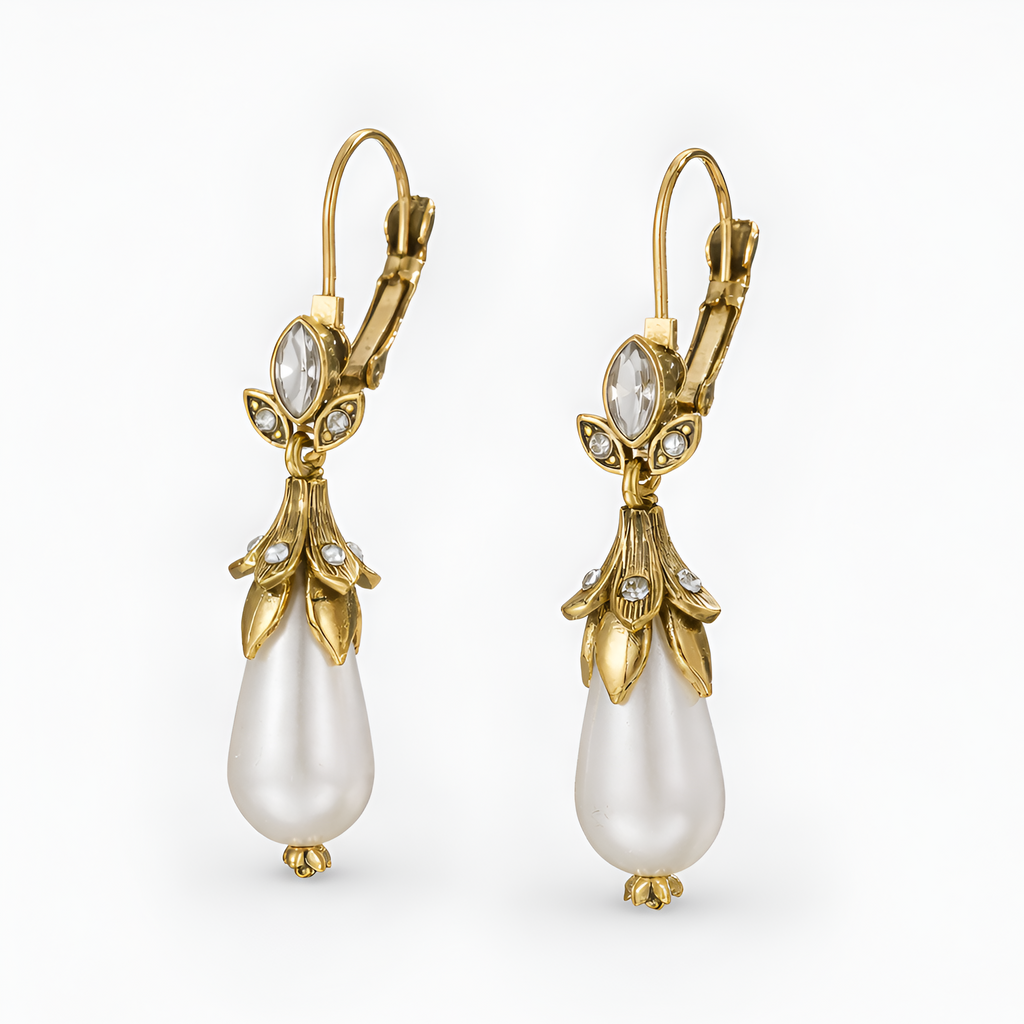Megan - Boucles d'oreilles tendance d'inspiration rétro